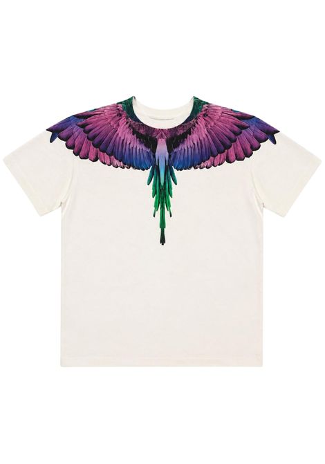 White cotton T-shirt for girls MARCELO BURLON | JGTH062BIANCA